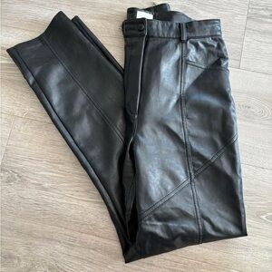 Aritzia Wilfred Rebel Faux leather Pants